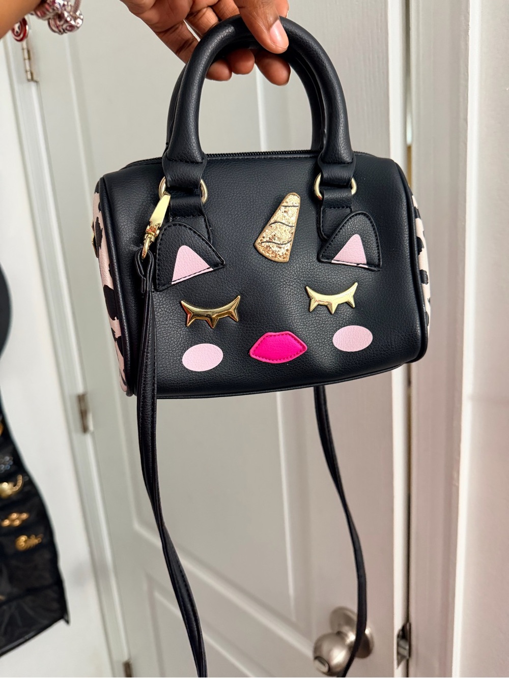 designer betsey Johnson crossbody collectors purse